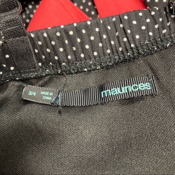 MAURICES Party, Prom dress, Size 3/4, Black, White, & Red, spaghetti straps - Picture 7 of 7